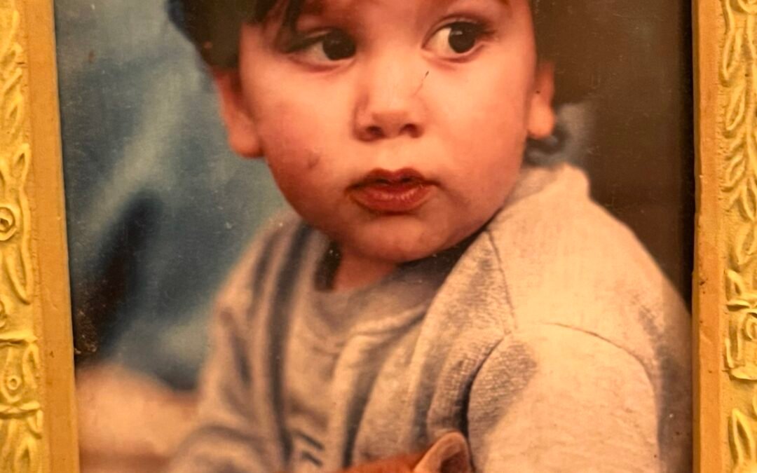 Foto Miguel com Gatinho